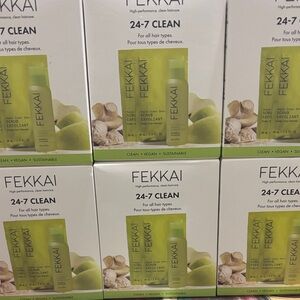 Fekkai Green Cleanser & Exfoliant Travel Set of 6